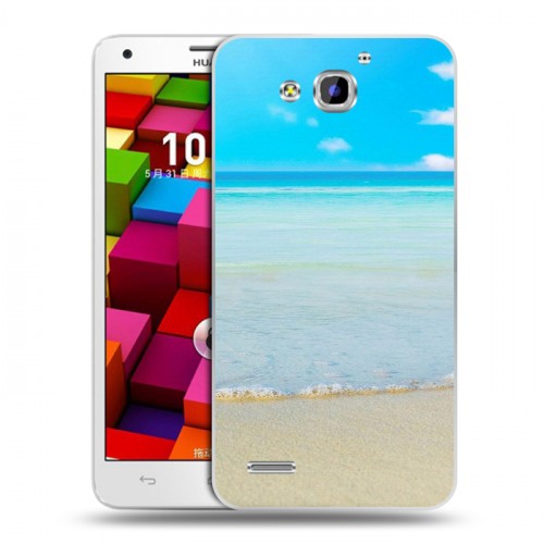 Дизайнерский пластиковый чехол для Huawei Honor 3x пляж