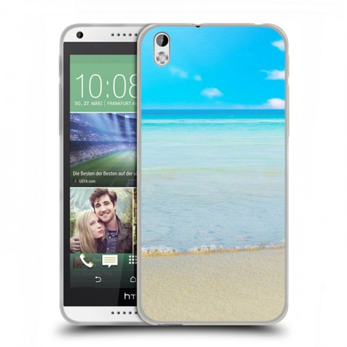 Дизайнерский пластиковый чехол для HTC Desire 816 пляж