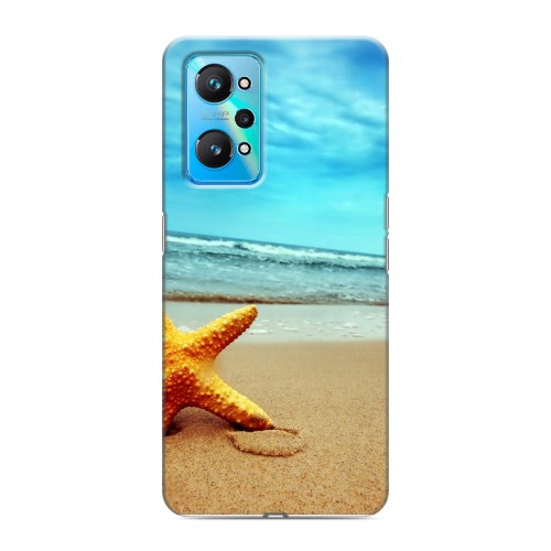 Дизайнерский силиконовый с усиленными углами чехол для Realme GT Neo 2 пляж