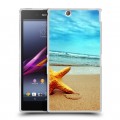 Дизайнерский пластиковый чехол для Sony Xperia Z Ultra  пляж