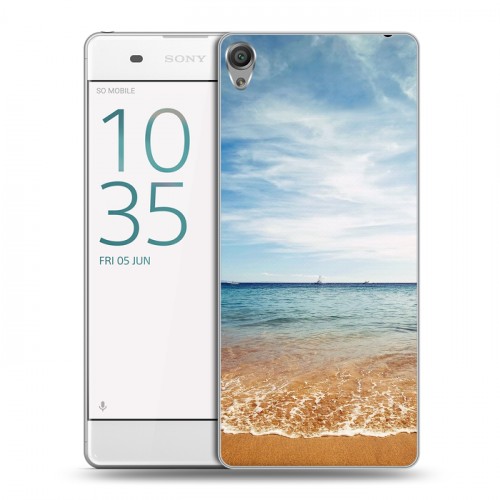 Дизайнерский пластиковый чехол для Sony Xperia XA пляж