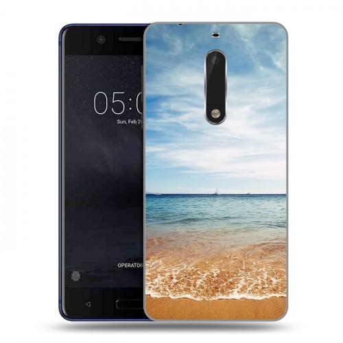 Дизайнерский пластиковый чехол для Nokia 5 пляж