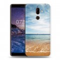 Дизайнерский пластиковый чехол для Nokia 7 Plus пляж