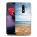 Дизайнерский пластиковый чехол для OnePlus 6 пляж