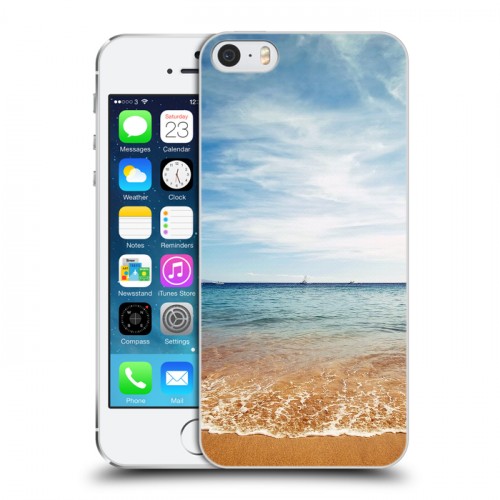 Дизайнерский пластиковый чехол для Iphone 5s пляж