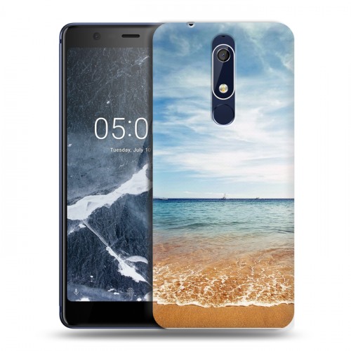 Дизайнерский пластиковый чехол для Nokia 5.1 пляж