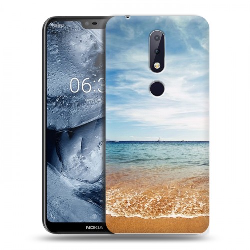 Дизайнерский силиконовый чехол для Nokia 6.1 Plus пляж