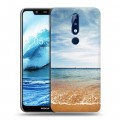 Дизайнерский силиконовый чехол для Nokia 5.1 Plus пляж