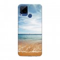 Дизайнерский пластиковый чехол для Realme C15 пляж