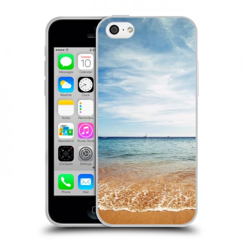 Дизайнерский пластиковый чехол для Iphone 5c пляж