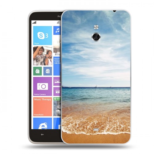 Дизайнерский пластиковый чехол для Nokia Lumia 1320 пляж