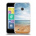 Дизайнерский пластиковый чехол для Nokia Lumia 530 пляж