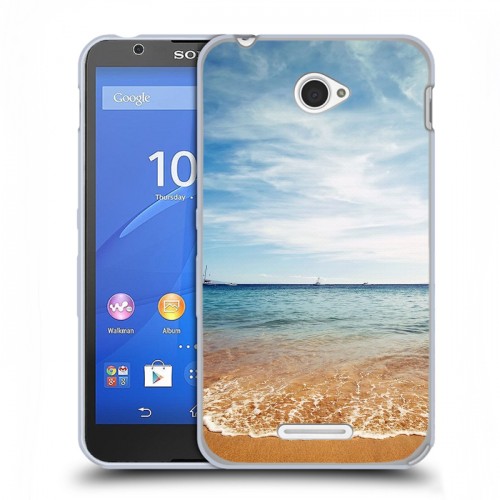 Дизайнерский пластиковый чехол для Sony Xperia E4 пляж