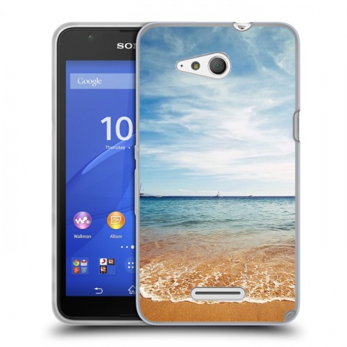 Дизайнерский силиконовый чехол для Sony Xperia E4g пляж