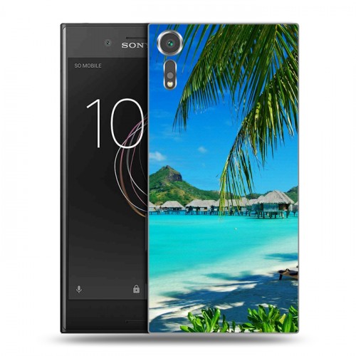 Дизайнерский пластиковый чехол для Sony Xperia XZs пляж