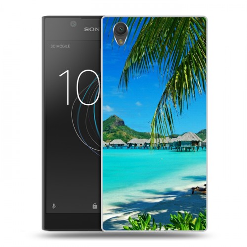 Дизайнерский пластиковый чехол для Sony Xperia L1 пляж