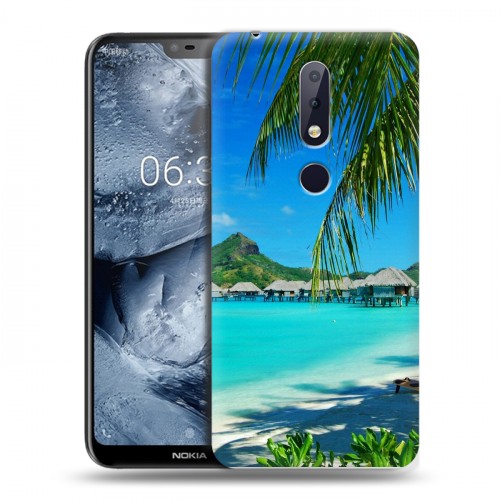 Дизайнерский силиконовый чехол для Nokia 6.1 Plus пляж