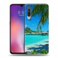 Дизайнерский силиконовый с усиленными углами чехол для Xiaomi Mi9 пляж