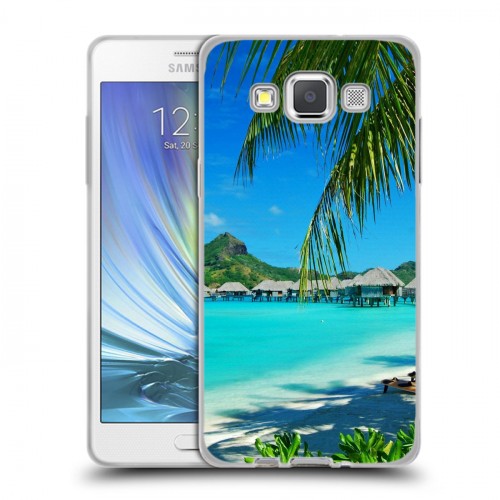 Дизайнерский пластиковый чехол для Samsung Galaxy A5 пляж