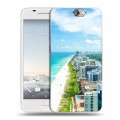 Дизайнерский силиконовый чехол для HTC One A9 пляж