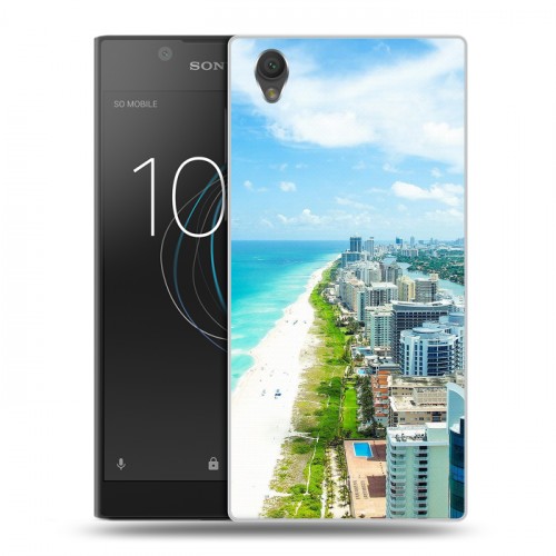 Дизайнерский пластиковый чехол для Sony Xperia L1 пляж