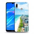 Дизайнерский пластиковый чехол для Huawei Y6 (2019) пляж