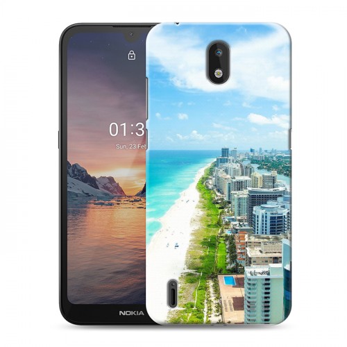 Дизайнерский силиконовый чехол для Nokia 1.3 пляж