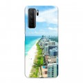 Дизайнерский силиконовый с усиленными углами чехол для Huawei Honor 30S пляж