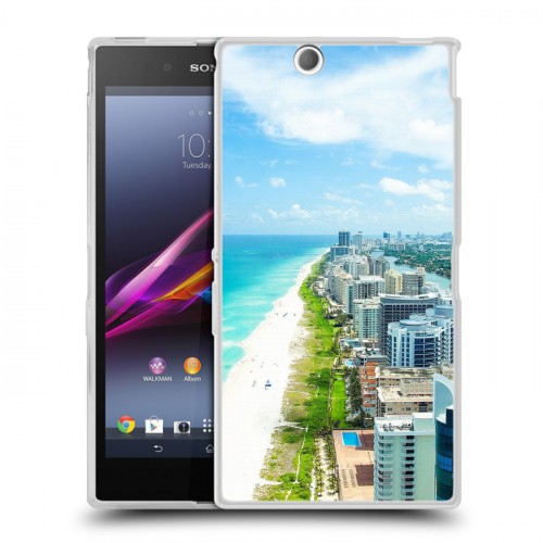 Дизайнерский пластиковый чехол для Sony Xperia Z Ultra  пляж