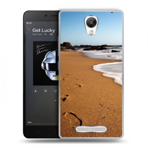 Дизайнерский пластиковый чехол для Xiaomi RedMi Note 2 пляж