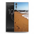 Дизайнерский пластиковый чехол для Sony Xperia XZs пляж