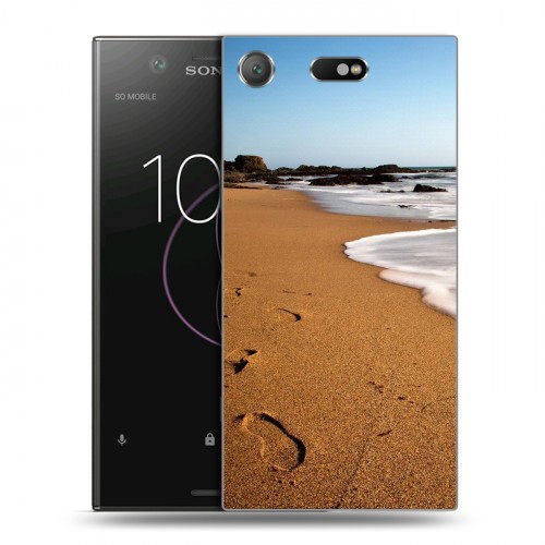Дизайнерский пластиковый чехол для Sony Xperia XZ1 Compact пляж