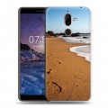 Дизайнерский пластиковый чехол для Nokia 7 Plus пляж