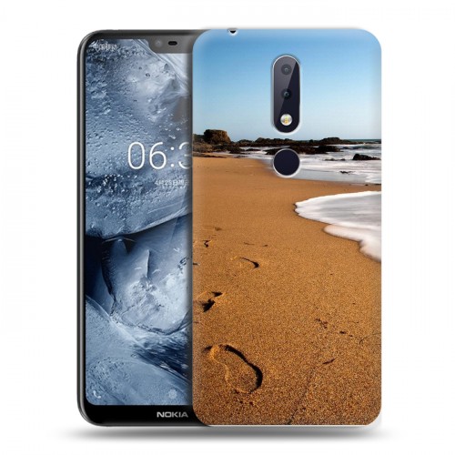 Дизайнерский пластиковый чехол для Nokia 6.1 Plus пляж