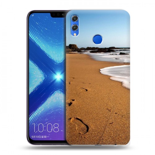 Дизайнерский силиконовый чехол для Huawei Honor 8X пляж