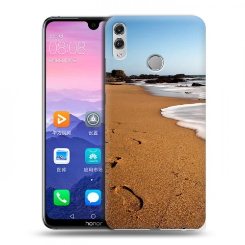 Дизайнерский пластиковый чехол для Huawei Honor 8X Max пляж