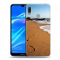 Дизайнерский пластиковый чехол для Huawei Y6 (2019) пляж