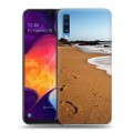 Дизайнерский силиконовый с усиленными углами чехол для Samsung Galaxy A70 пляж