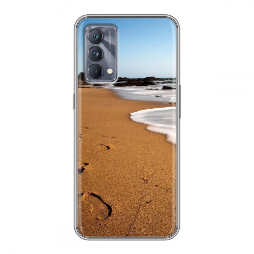Дизайнерский силиконовый с усиленными углами чехол для Realme GT Master Edition пляж