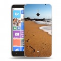 Дизайнерский пластиковый чехол для Nokia Lumia 1320 пляж