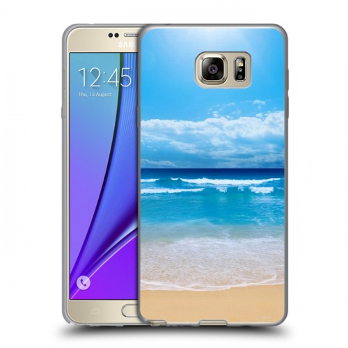Дизайнерский пластиковый чехол для Samsung Galaxy Note 5 пляж