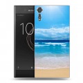 Дизайнерский пластиковый чехол для Sony Xperia XZs пляж