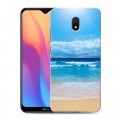 Дизайнерский силиконовый с усиленными углами чехол для Xiaomi RedMi 8A пляж