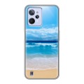 Дизайнерский силиконовый с усиленными углами чехол для Realme C31 пляж