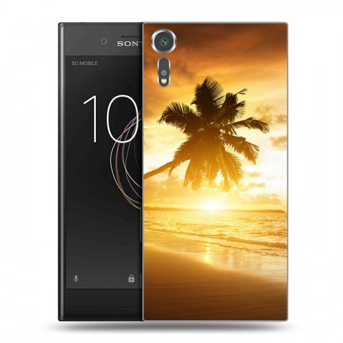 Дизайнерский пластиковый чехол для Sony Xperia XZs пляж