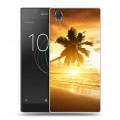 Дизайнерский пластиковый чехол для Sony Xperia L1 пляж