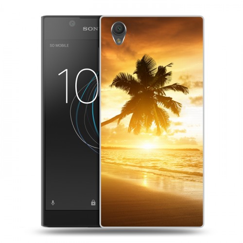 Дизайнерский пластиковый чехол для Sony Xperia L1 пляж