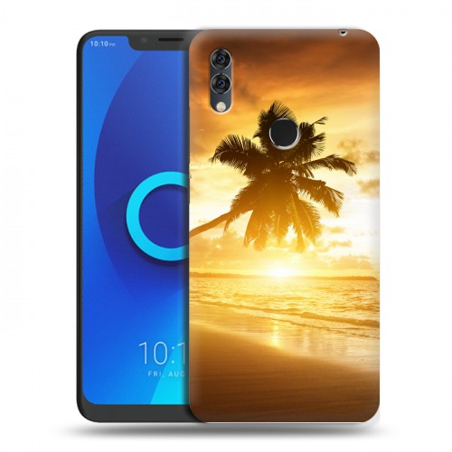 Дизайнерский силиконовый чехол для Alcatel 5V пляж