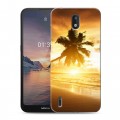 Дизайнерский силиконовый чехол для Nokia 1.3 пляж