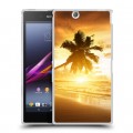 Дизайнерский пластиковый чехол для Sony Xperia Z Ultra  пляж